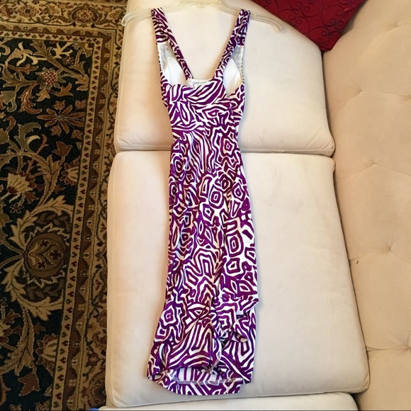 Banana Republic Purple and White Dress - Picture 5 of 5